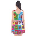 Pop Art Comic Vector Speech Cartoon Bubbles Popart Style With Humor Text Boom Bang Bubbling Expressi Scoop Neck Skater Dress View2