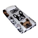 Dog French Bulldog Seamless Pattern Face Head Fitted Sheet (Single Size) View2