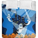 Halloween Ghosts Haunted House Duvet Cover Double Side (King Size) View1