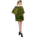 Green-abstract-stippled-repetitive-fashion-seamless-pattern Oversized Chiffon Top View2