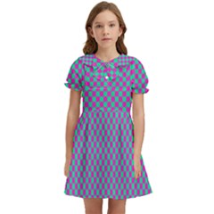 Pattern Kids  Bow Tie Puff Sleeve Dress by gasi