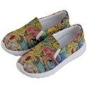 Abstract art Kids Lightweight Slip Ons View2