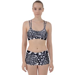 Black And White Perfect Fit Gym Set by gasi