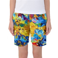 Abstract Art Women s Basketball Shorts by gasi