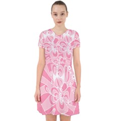 Pink Zendoodle Adorable In Chiffon Dress by Mazipoodles