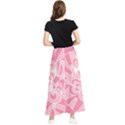 Pink Zendoodle Maxi Chiffon Skirt View2