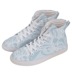 Blue 2 Zendoodle Women s Hi-top Skate Sneakers by Mazipoodles