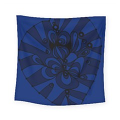 Blue 3 Zendoodle Square Tapestry (small) by Mazipoodles