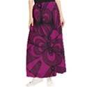 Aubergine Zendoodle Maxi Chiffon Skirt View1