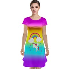 Unicorn Einhorn Licorne Cap Sleeve Nightdress by gasi