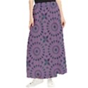 Kaleidoscope Scottish Violet Maxi Chiffon Skirt View1