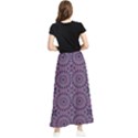 Kaleidoscope Scottish Violet Maxi Chiffon Skirt View2