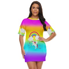 Unicorn Einhorn Licorne Just Threw It On Dress by gasi