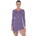 Kaleidoscope Plum Asymmetric Cut-Out Shift Dress View1