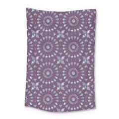 Kaleidoscope Plum Small Tapestry by Mazipoodles