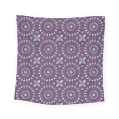 Kaleidoscope Plum Square Tapestry (small) by Mazipoodles