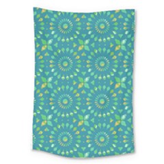 Kaleidoscope Jericho Jade Large Tapestry by Mazipoodles