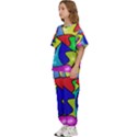 Colorful abstract art Kids  Tee and Pants Sports Set View2