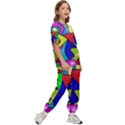 Colorful abstract art Kids  Tee and Pants Sports Set View3