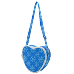 Holiday Celebration Decoration Background Christmas Heart Shoulder Bag by Uceng