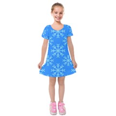 Holiday Celebration Decoration Background Christmas Kids  Short Sleeve Velvet Dress by Uceng