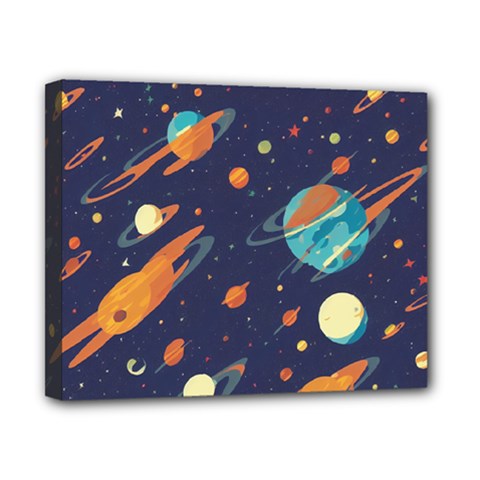 Space Galaxy Planet Universe Stars Night Fantasy Canvas 10  X 8  (stretched) by Uceng