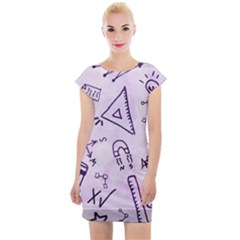 Science Research Curious Search Inspect Scientific Cap Sleeve Bodycon Dress by Uceng