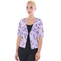 Science Research Curious Search Inspect Scientific Cropped Button Cardigan View1