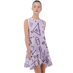 Science Research Curious Search Inspect Scientific Frill Swing Dress by Uceng