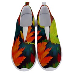 Leaves Foliage Autumn Nature Forest Fall No Lace Lightweight Shoes by Uceng