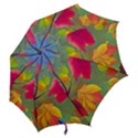 Leaves Foliage Autumn Branch Trees Nature Forest Hook Handle Umbrellas (Large) View2