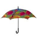 Leaves Foliage Autumn Branch Trees Nature Forest Hook Handle Umbrellas (Large) View3