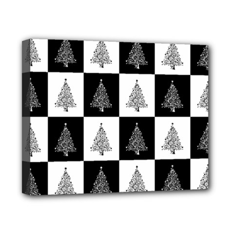 Christmas Tree Xmas Tree Canvas 10  X 8  (stretched) by Uceng