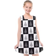 Christmas Tree Xmas Tree Kids  Cross Back Dress by Uceng