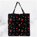 Christmas Pattern Texture Colorful Wallpaper Grocery Tote Bag View2