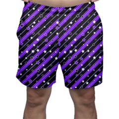 Christmas Paper Star Texture Men s Shorts by Uceng