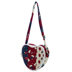 Flat Design Christmas Pattern Collection Art Heart Shoulder Bag by Uceng