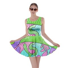 Colorful Stylish Design Skater Dress by gasi