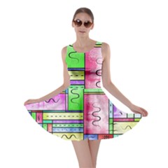 Colorful Pattern Skater Dress by gasi