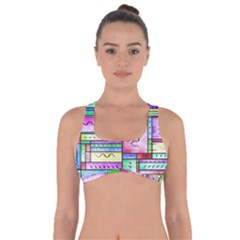 Colorful Pattern Got No Strings Sports Bra by gasi