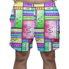 Colorful Pattern Men s Shorts by gasi