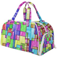 Colorful Stylish Design Burner Gym Duffel Bag by gasi