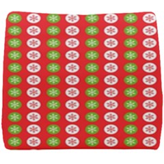 Festive Pattern Christmas Holiday Seat Cushion by Ravend