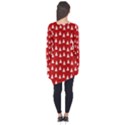 White Christmas Tree Red Long Sleeve Tunic  View2