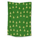 Green Christmas Trees Green Large Tapestry View1