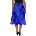 Abstract Tech Modern Pattern Perfect Length Midi Skirt View2