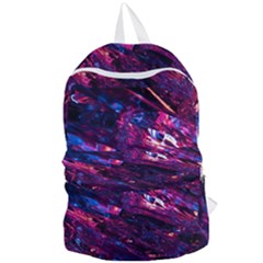 Space Futuristic Shiny Abstraction Foldable Lightweight Backpack by Pakemis