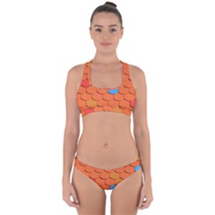 Roof Roofing Tiles  Cross Back Hipster Bikini Set by artworkshop