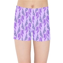 Unicorn Butterfly Kids  Sports Shorts by Sparkle