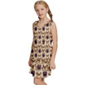 Pugs Kids  Sleeveless Tiered Mini Dress View2